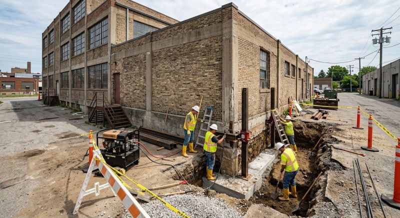 Commercial Foundation Repair in Lynnwood, WA