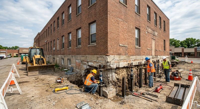 Commercial Foundation Repair in Lynnwood, WA
