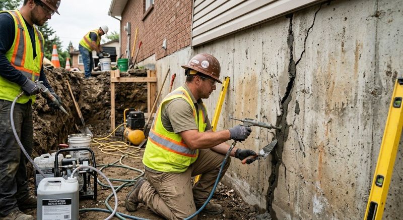 Cracked Foundation Repair in Duvall, WA