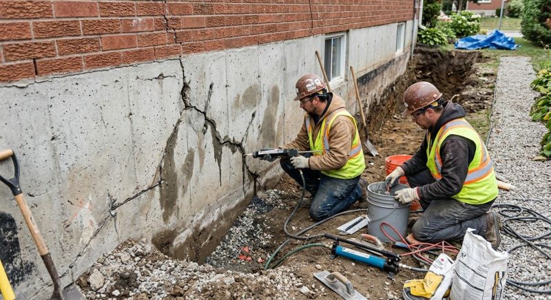Cracked Foundation Repair in Edmonds, WA