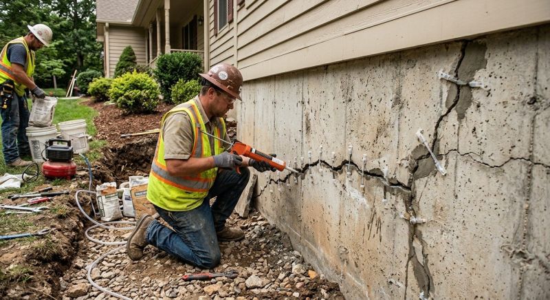Cracked Foundation Repair in Everett, WA