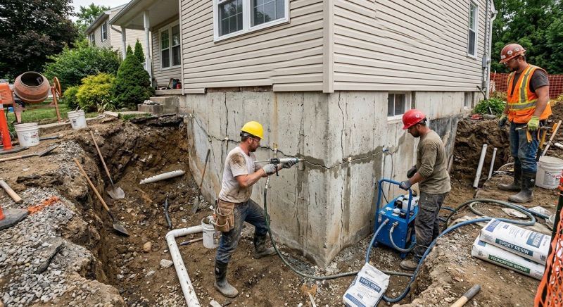 Cracked Foundation Repair in Lynnwood, WA