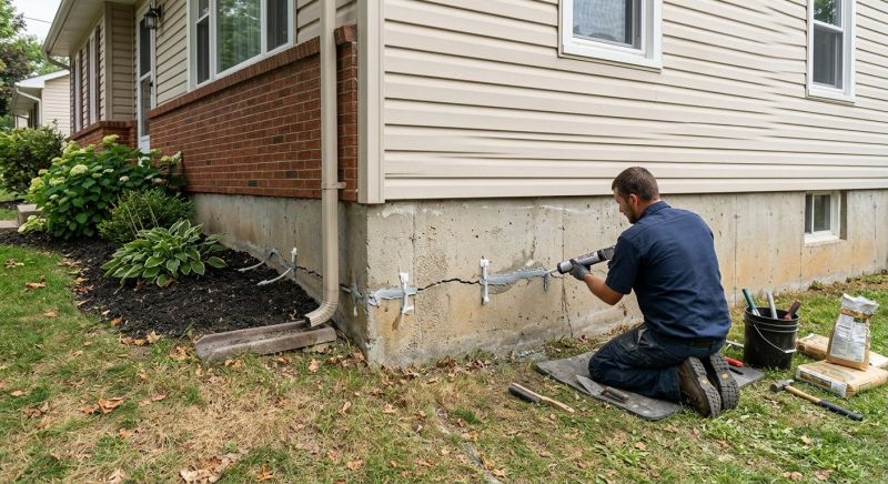 Cracked Foundation Repair in Mukilteo, WA