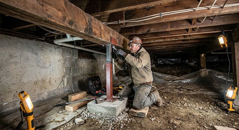 Crawl Space Leveling in Lynnwood, WA