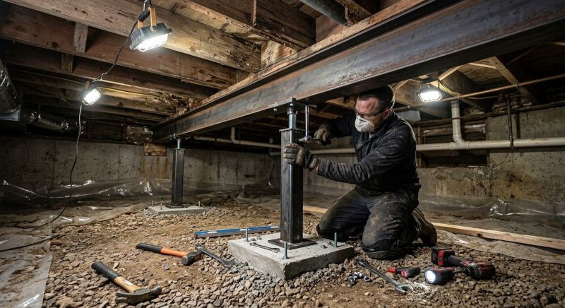 Crawlspace Structural Repair in Lynnwood, WA