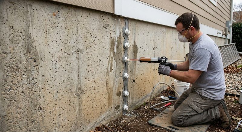 Foundation Crack Sealing in Lynnwood, WA