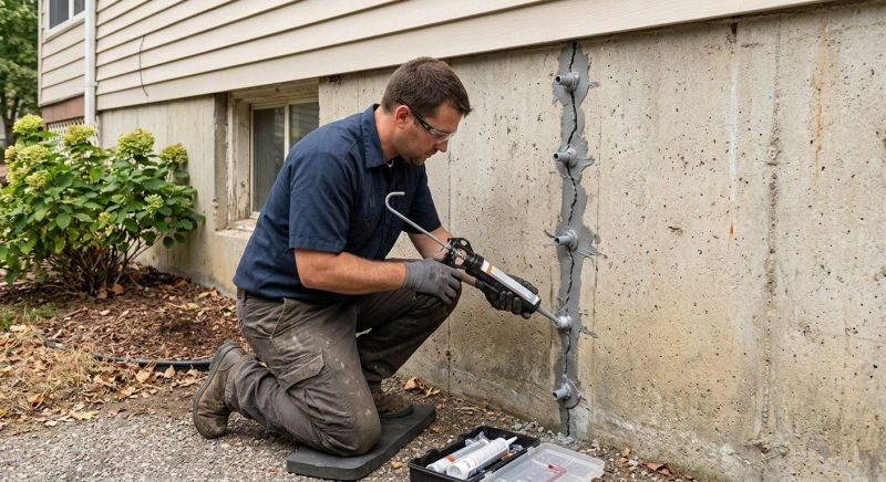 Foundation Crack Sealing in Lynnwood, WA