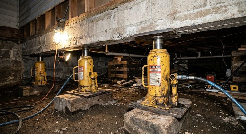Foundation Jacking in Bellevue, WA