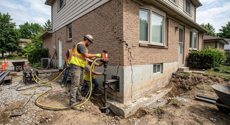 Foundation Lifting in Bellevue, WA