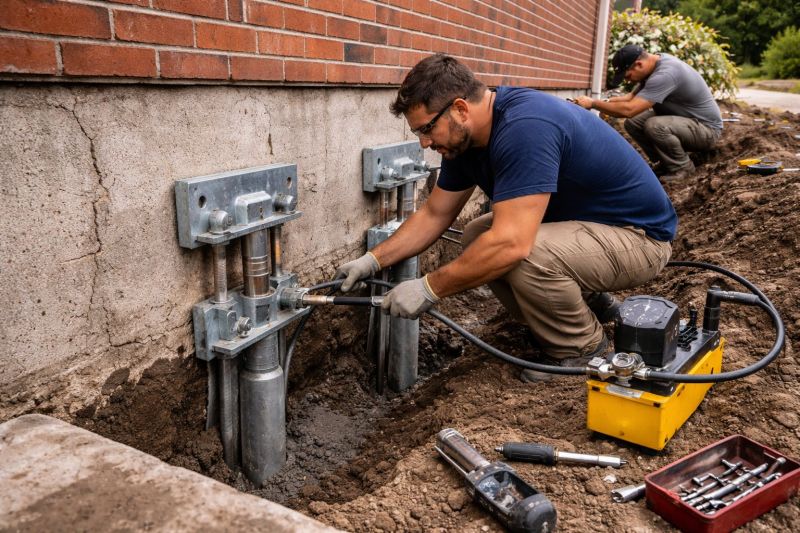 Foundation Pier Repair in Lynnwood, WA