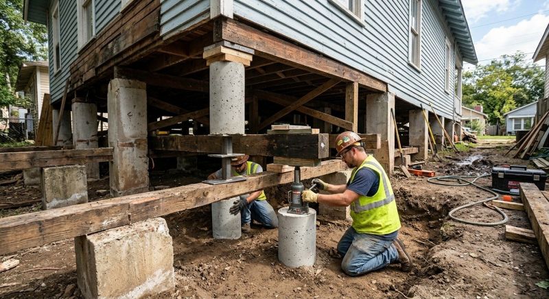 Foundation Pier Repair in Lynnwood, WA