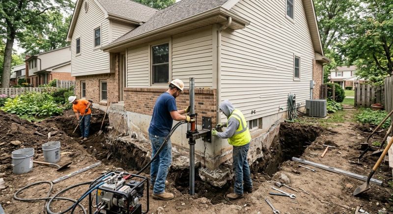 Foundation Settlement Repair in Lynnwood, WA