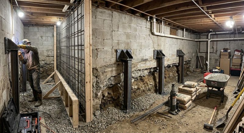 Foundation Stabilizing in Bainbridge Island, WA