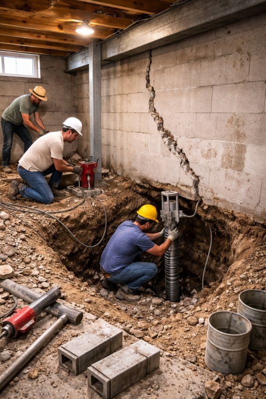 Foundation Structural Repair in Kenmore, WA