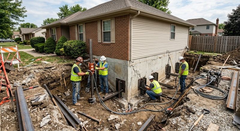 House Foundation Repair in Bellevue, WA