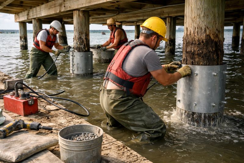 Piling Repair in Redmond, WA