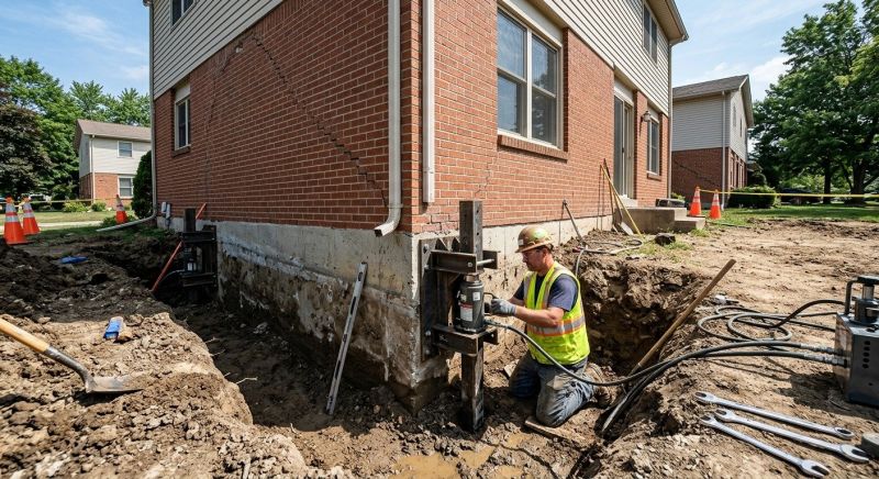 Sinking Foundation Repair in Everett, WA