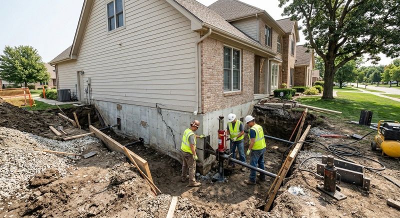Sinking Foundation Repair in Everett, WA