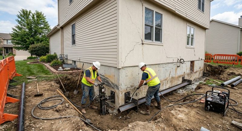 Sinking Foundation Repair in Lynnwood, WA