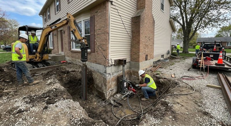 Sinking Foundation Repair in Redmond, WA
