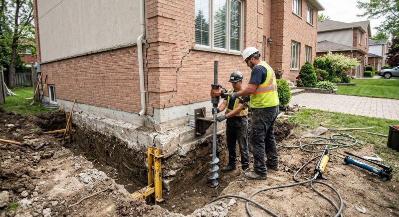 Sinking Foundation Repair in Seattle, WA